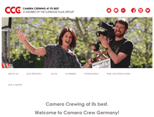 Tablet Screenshot of cameracrewgermany.com